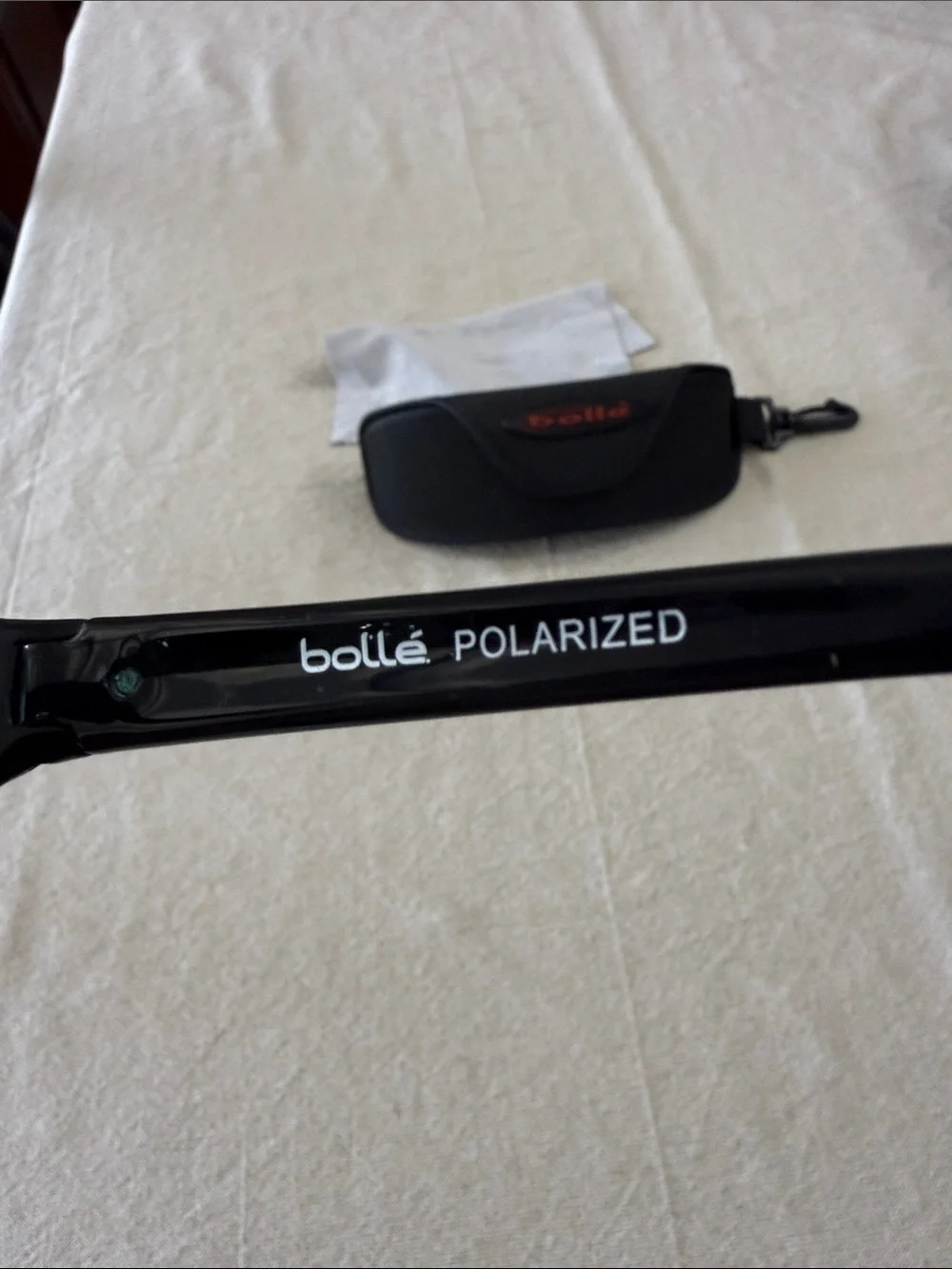Bollé Polarized Fang 10350 Sunglasses Black Wrap Sport Style Unisex